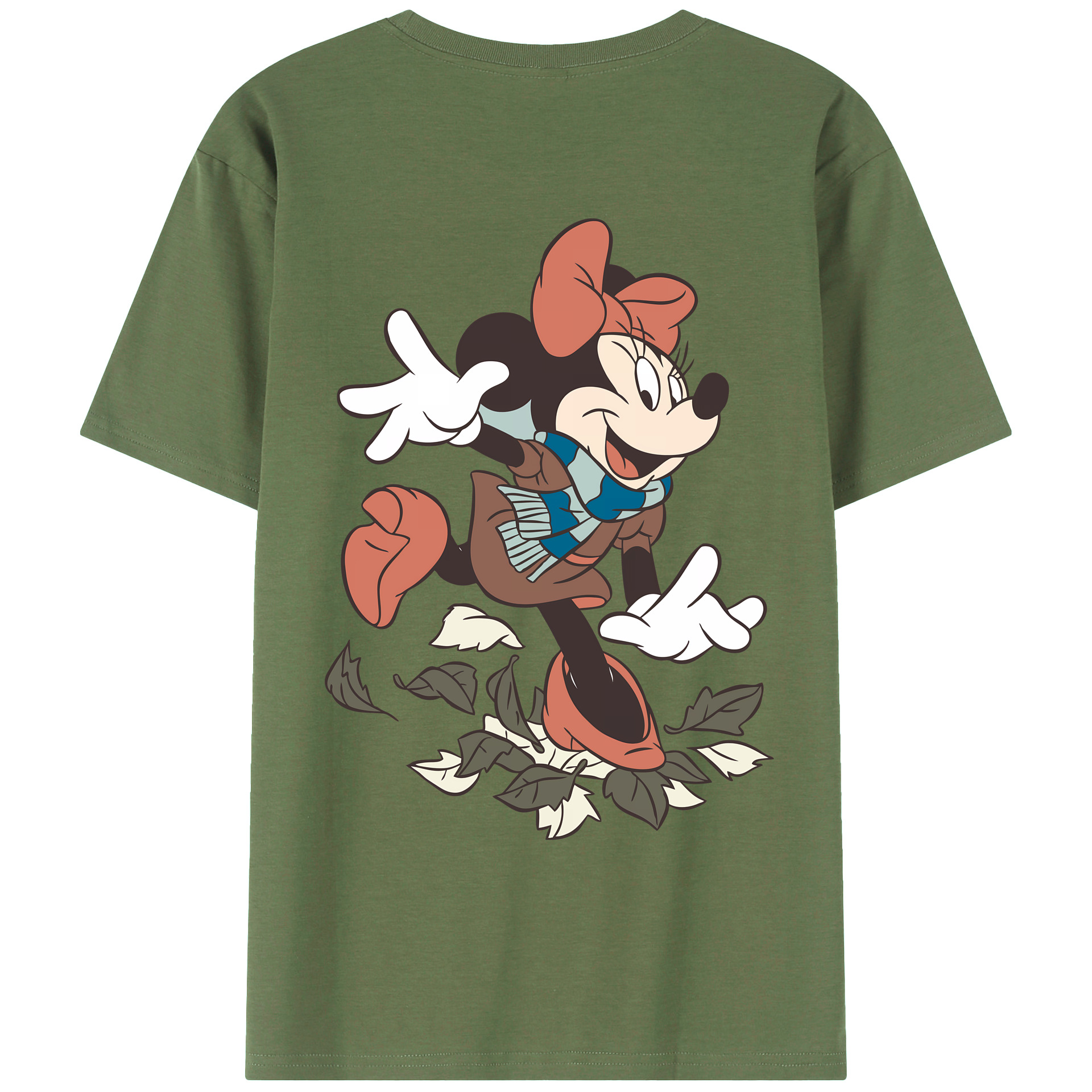 （画像用） ミッキーマウス Mickey Mouse 綿100％ メンズ半袖Tシャツ（バックプリント） 通気性
